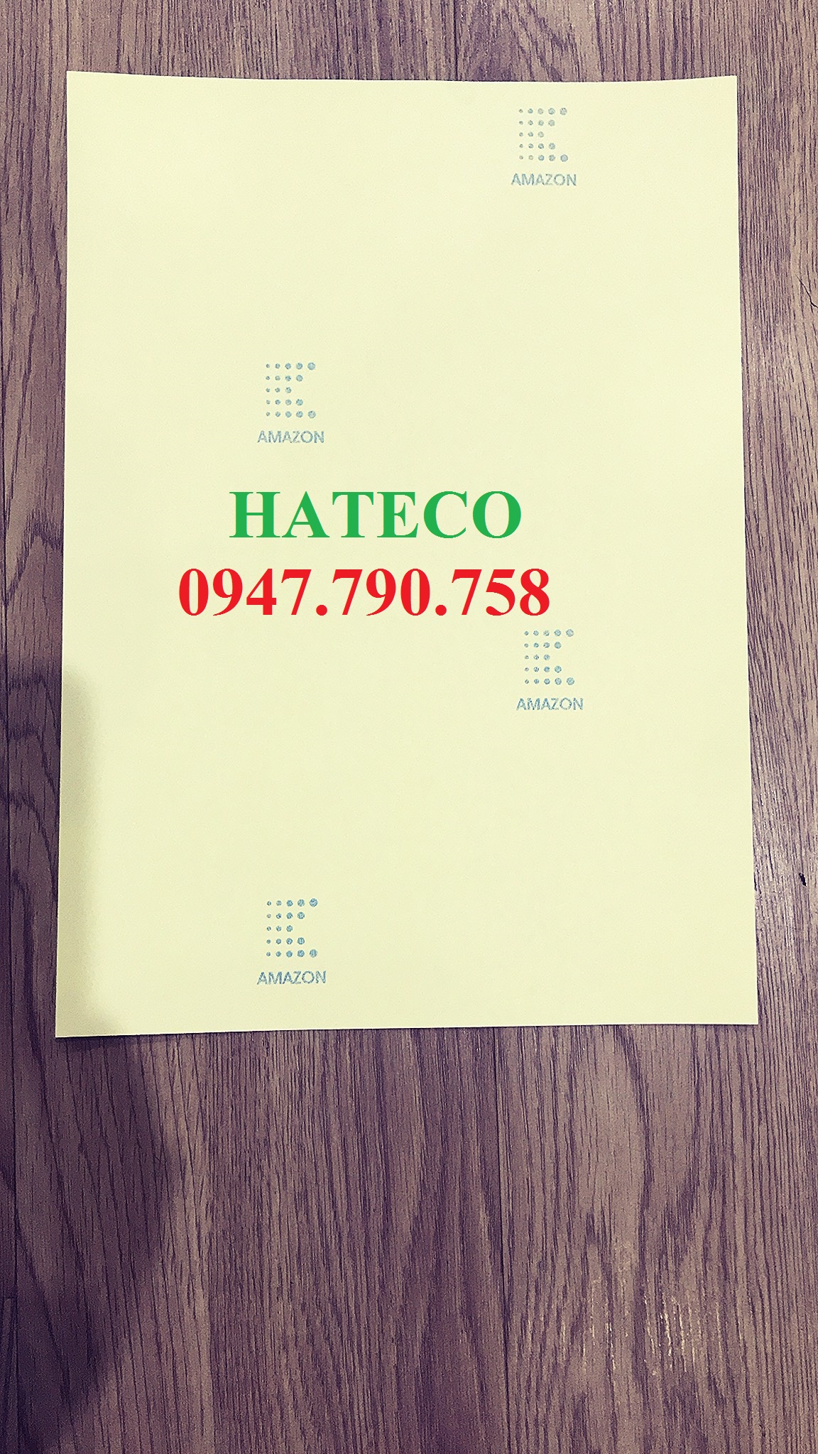 DECAL ĐẾ VÀNG AMAZON A4 - ĐỀ CAN AMAZON DÀY ĐẸP HÀNG CHUẨN ĐỦ 100 TỜ