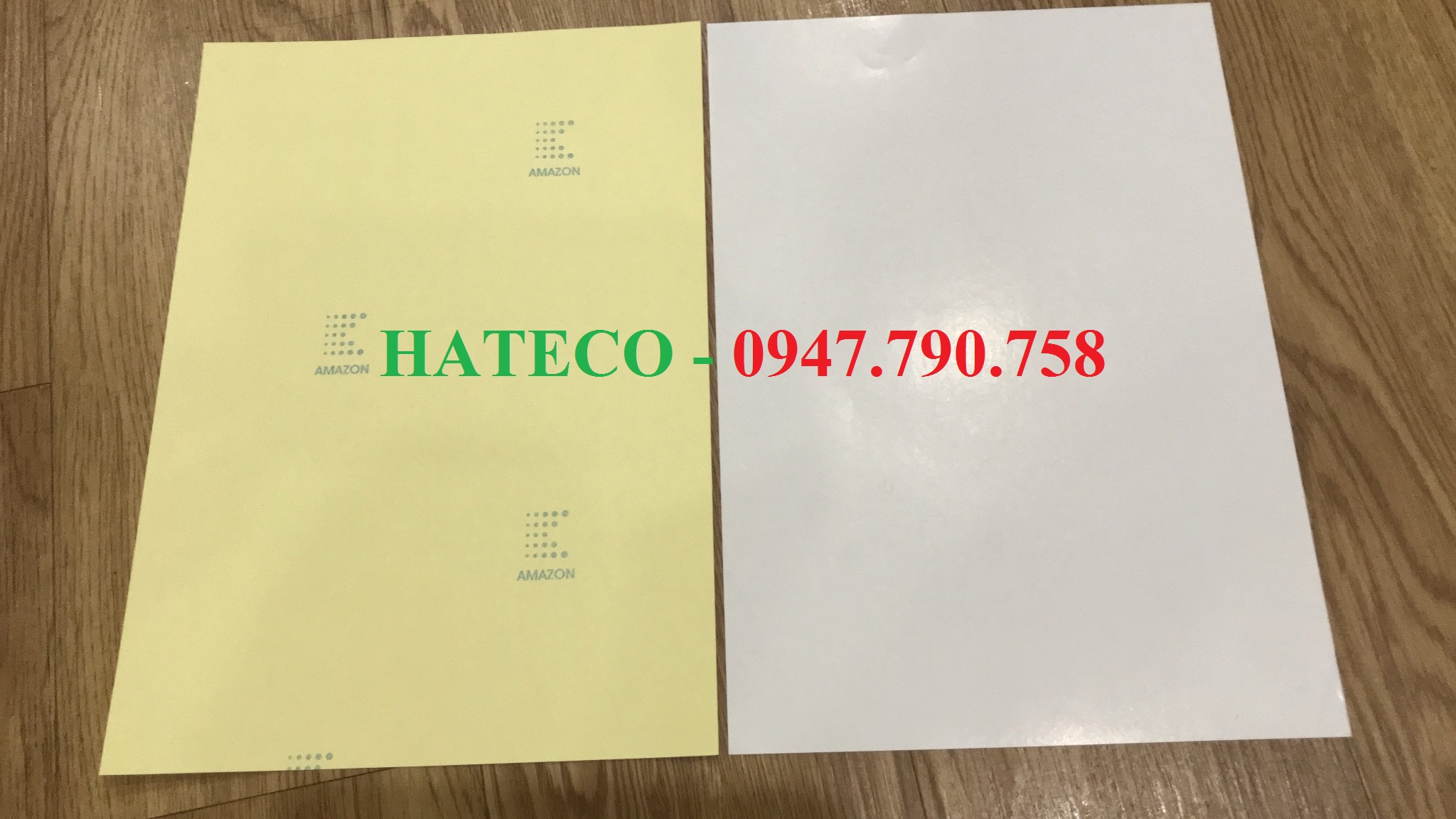 DECAL ĐẾ VÀNG AMAZON A4 - ĐỀ CAN AMAZON DÀY ĐẸP HÀNG CHUẨN ĐỦ 100 TỜ