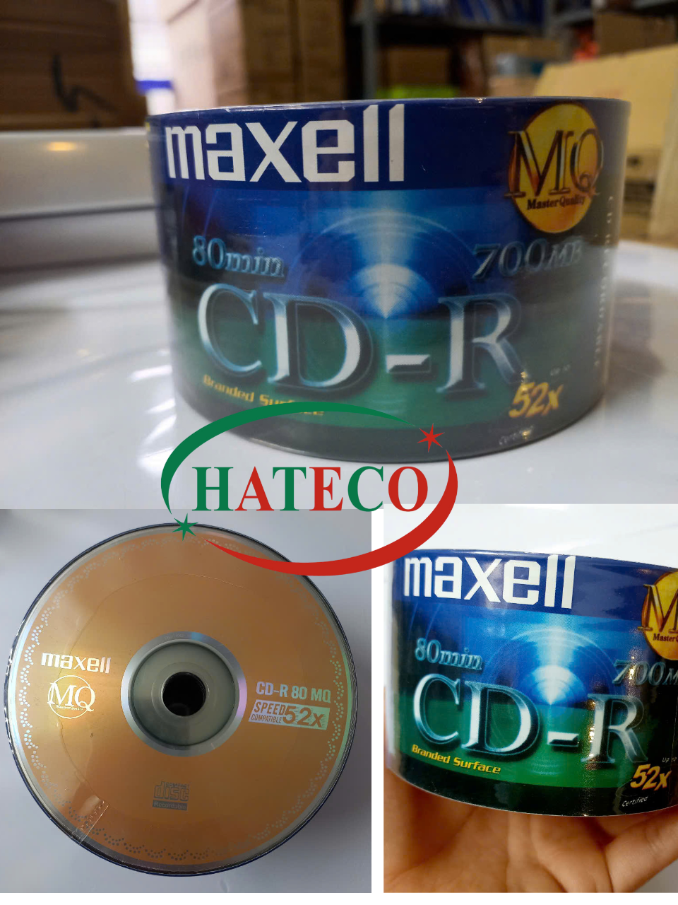 ĐĨA CD Trắng Maxell - Đĩa trắng CD Maxell (52X - 700MB - 80MIN) Loại tốt
