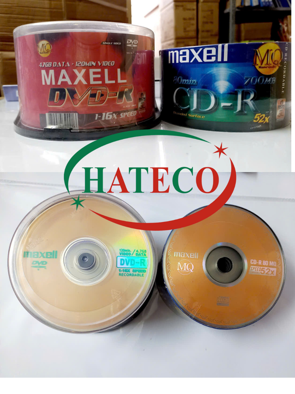 ĐĨA CD Trắng Maxell - Đĩa trắng CD Maxell (52X - 700MB - 80MIN) Loại tốt