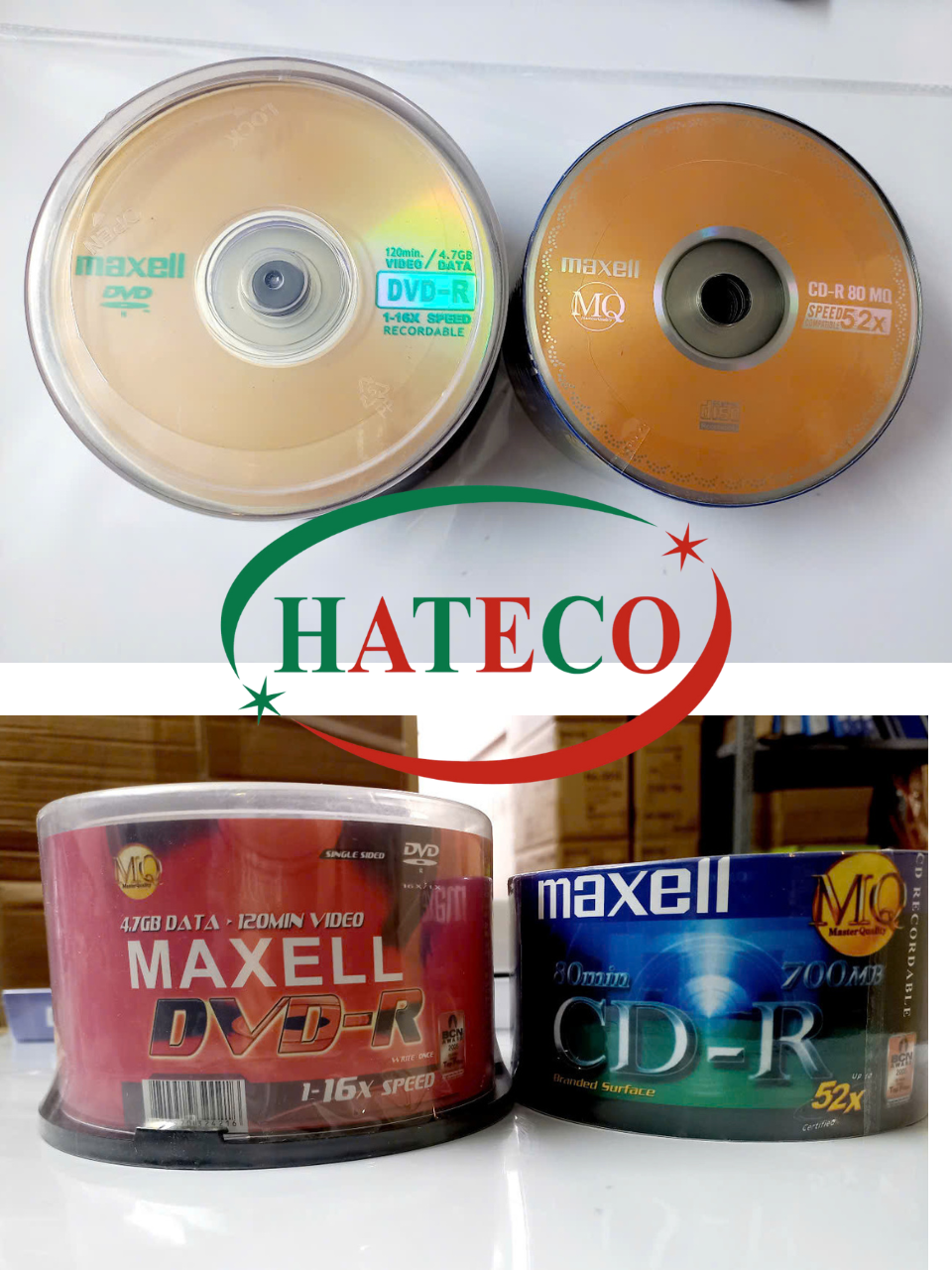 ĐĨA CD Trắng Maxell - Đĩa trắng CD Maxell (52X - 700MB - 80MIN) Loại tốt