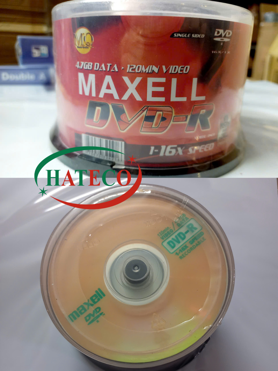 ĐĨA DVD Trắng Maxell 4.7GB 16x Loại tốt - DVDMaxell tốt - DVD hộp 50 Đĩa dvd