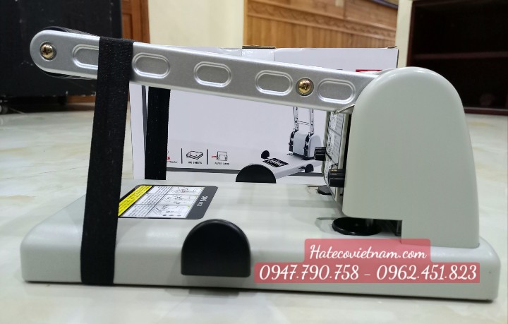 MÁY ĐỤC LỖ 100 TỜ DELI 0130( ĐỤC LỖ 0130 DELI) HÀNG CHÍNH HÃNG DẬP 2 LỖ 0130