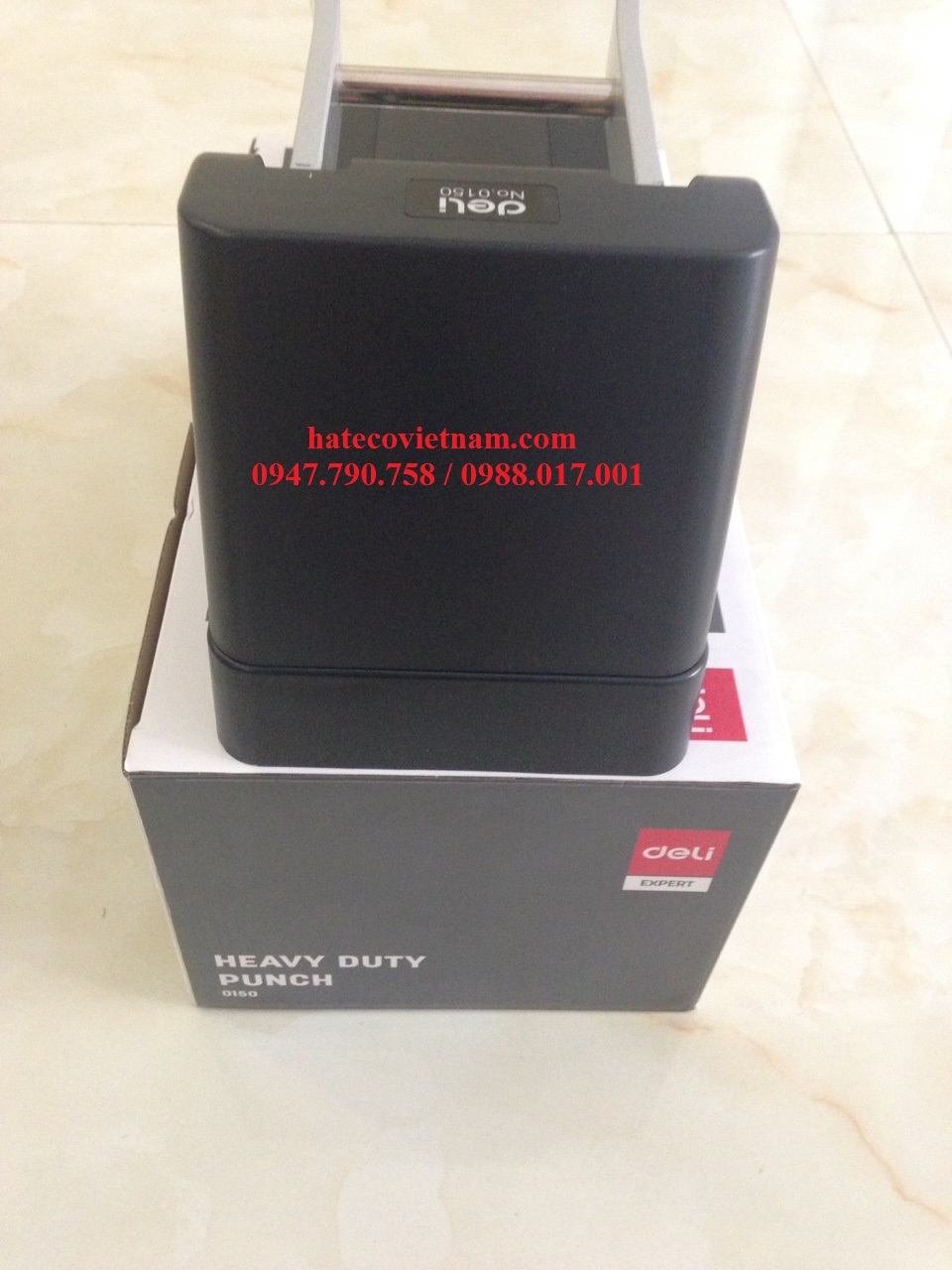 MÁY ĐỤC LỖ 150 TỜ DELI 0150( ĐỤC LỖ 0150 DELI) HÀNG CHÍNH HÃNG DẬP 2 LỖ 0150