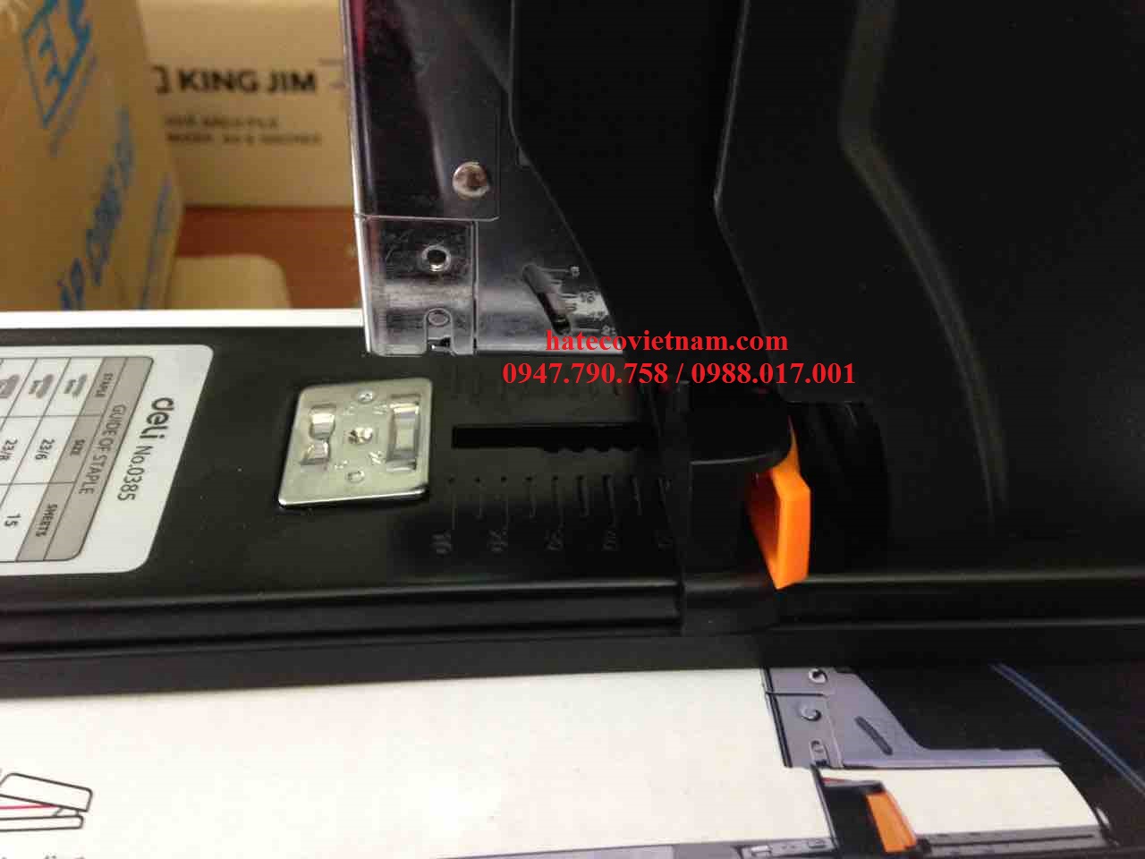 DẬP GHIM ĐẠI TRỢ LỰC DELI 0385 (240 TỜ) - BẤM KIM - BẤM GHIM HÀNG CHÍNH HÃNG