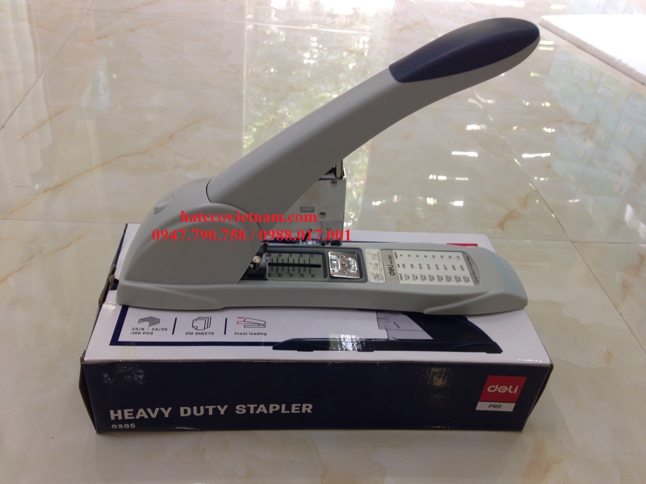 DẬP GHIM ĐẠI DELI 0395 (240 TỜ) - BẤM GHIM HÀNG CHÍNH HÃNG