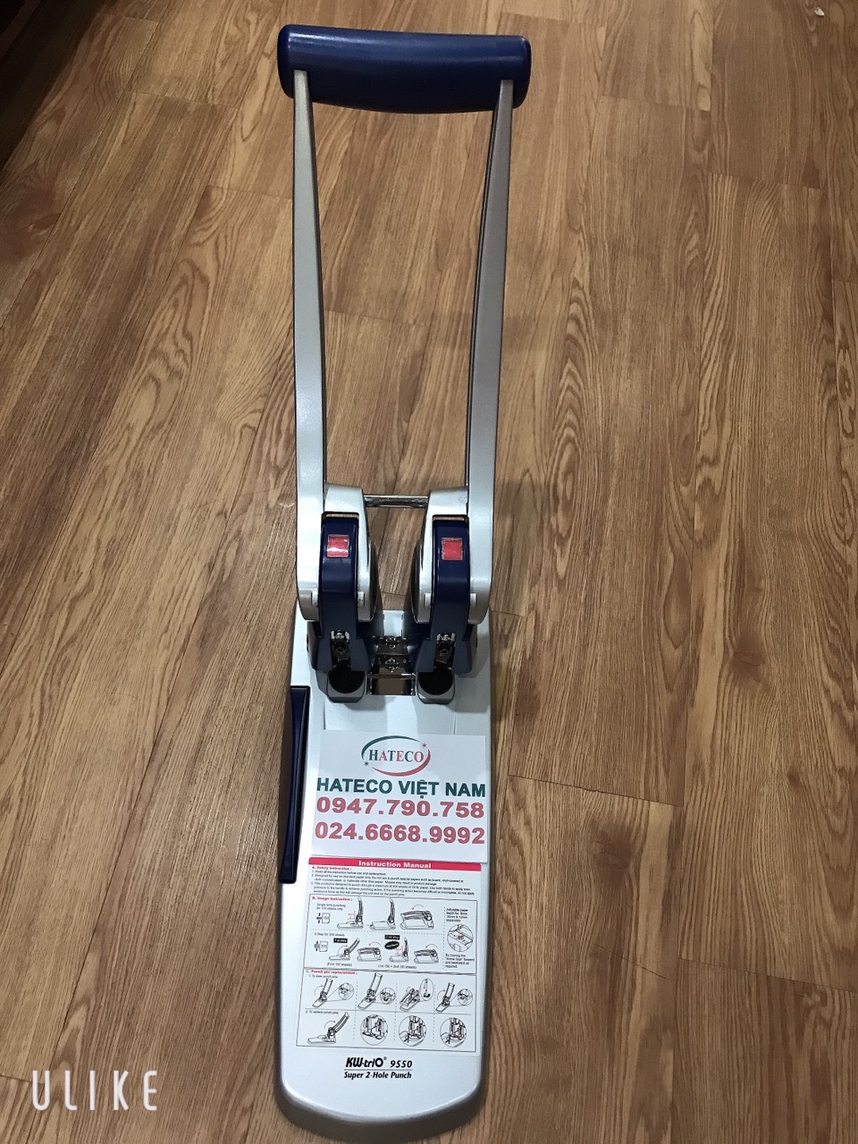 ĐỤC LỖ KW-TRIO 9550 - BẤM 2 LỖ SIÊU TRỢ LỰC KW-TRIO 9550 HÀNG CHÍNH HÃNG