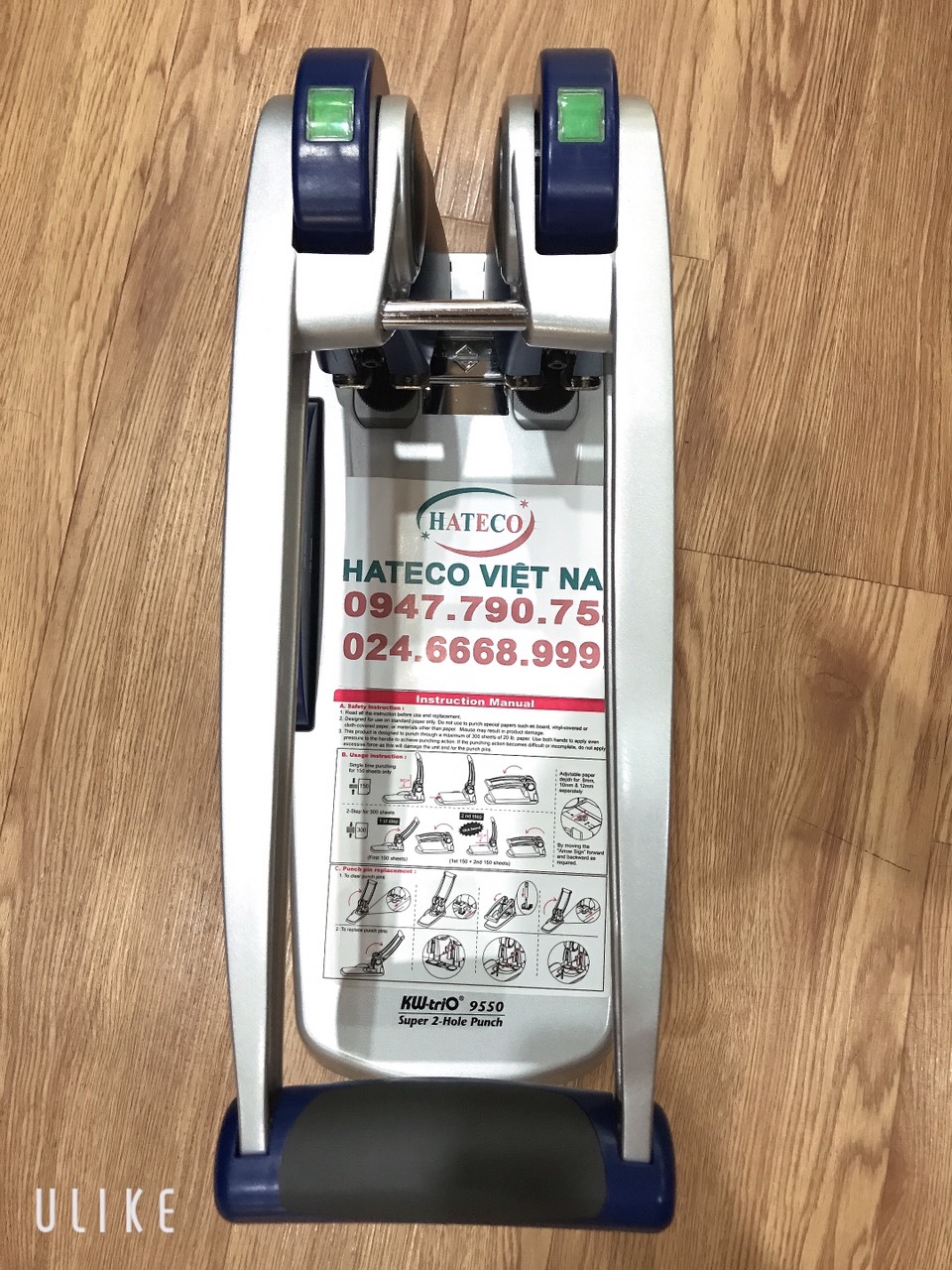 ĐỤC LỖ KW-TRIO 9550 - BẤM 2 LỖ SIÊU TRỢ LỰC KW-TRIO 9550 HÀNG CHÍNH HÃNG