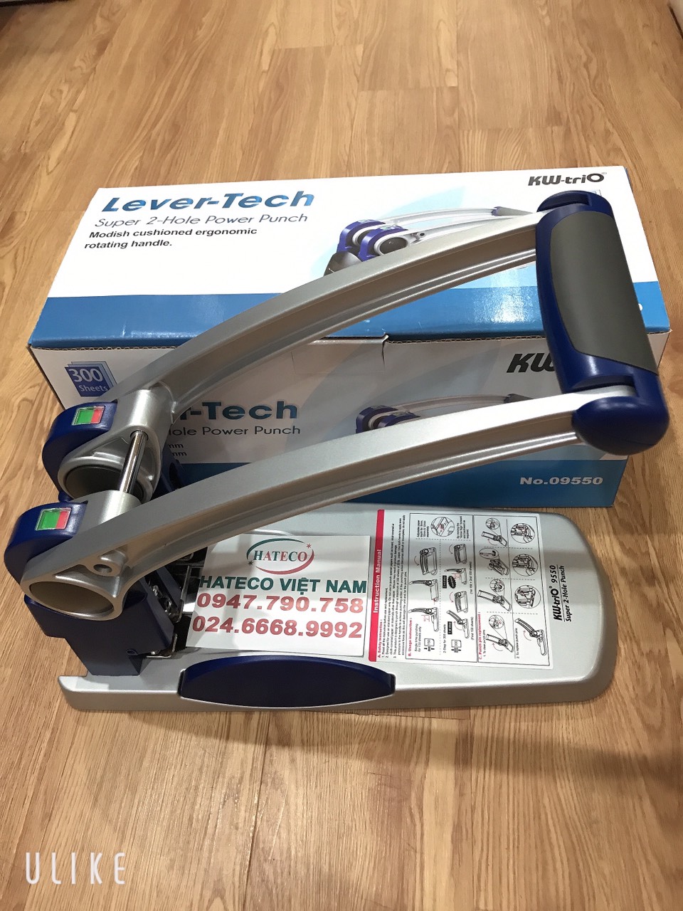 ĐỤC LỖ KW-TRIO 9550 - BẤM 2 LỖ SIÊU TRỢ LỰC KW-TRIO 9550 HÀNG CHÍNH HÃNG