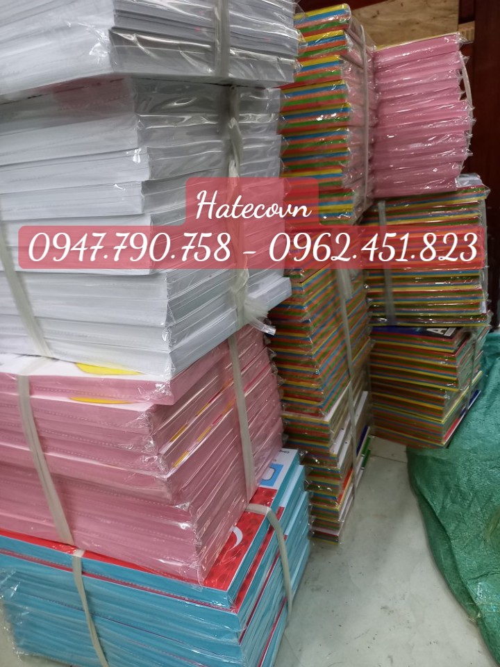 Bìa trộn 5 màu Pgrand - bìa màu đặc biệt - trộn 5 màu 1 tập