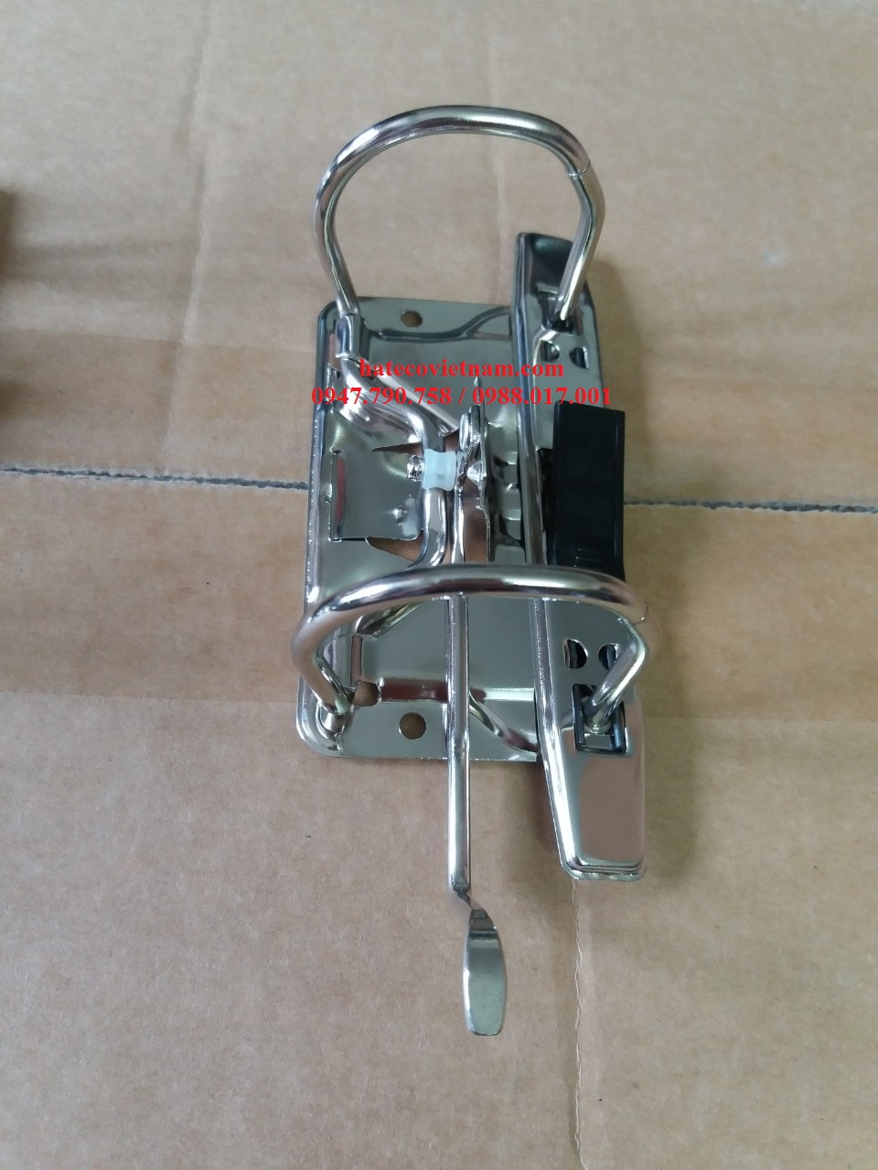 Khóa còng bật 5 cm Trà My, HSB, Eke,Kingjim, Comix GẮN BẢNG TIN  (gồm khóa còng + nẹp còng)