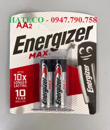 Pin Energizer 2A Vỉ 2 viên  - AA MAX LR6 (Pin tiểu)