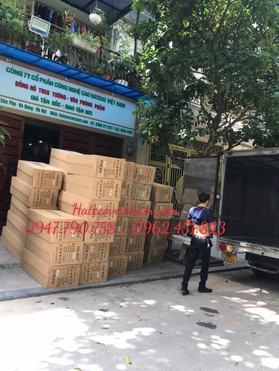 Cặp 3 Dây si Gáy 7cm khổ F 5002- 3 dây bìa cứng si chống nước Xanh Dương đựng tài liệu lưu trữ hồ sơ loại tốt EKE/TRÀ MY/ HSB