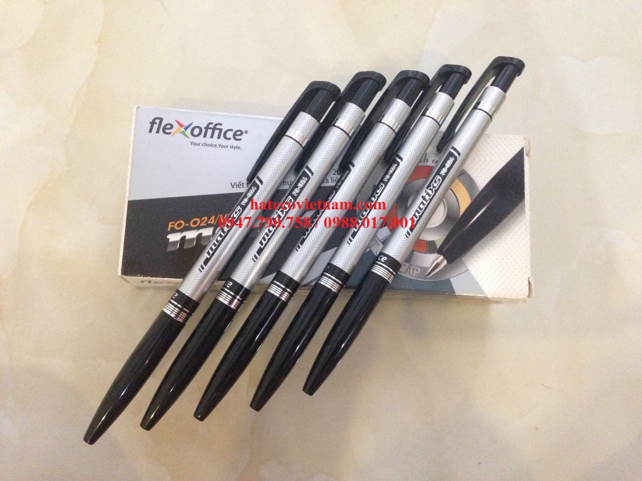 BÚT BI FO- 024 LOẠI CAO CẤP 0,7MM MÀU XANH, ĐEN, ĐỎ - VIẾT BI XANH HÀNG CHÍNH HÃNG