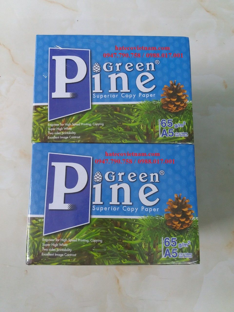 GIẤY GREEN PINE A5 ĐỊNH LƯỢNG 65 GSM - GIẤY IN