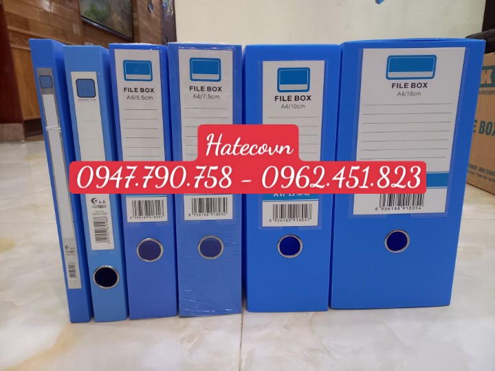 HỘP ĐỰNG TÀI LIỆU NHỰA - FILE HỘP NHỰA 10CM LƯU TRỮ GIẤY TỜ HỒ SƠ TÀI LIỆU