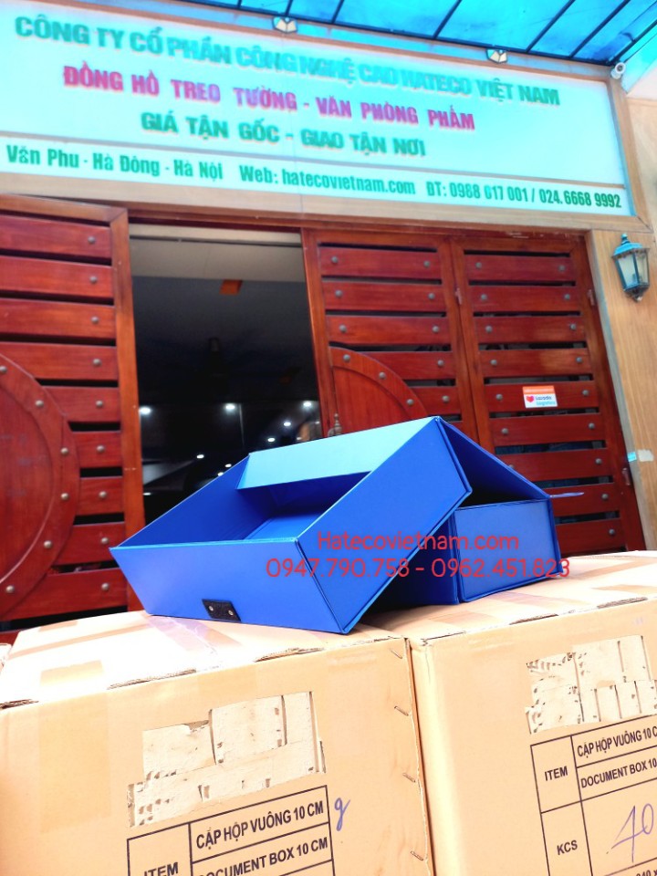HỘP ĐỰNG TÀI LIỆU EKE/HSB 10CM (LOẠI 1) - HỘP VUÔNG - HỘP SI LƯU TRỮ TÀI LIỆU