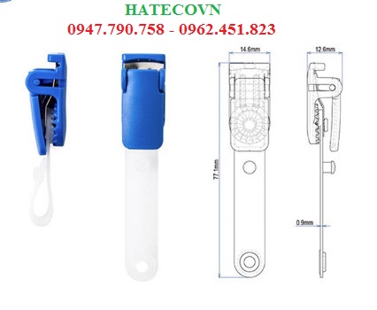 KẸP THẺ NHỰA (HÀNG CAO CẤP) - CÀI THẺ NHỰA - Kẹp Giữ Thẻ Bằng Nhựa Tiện Dụng - Kẹp thẻ đeo