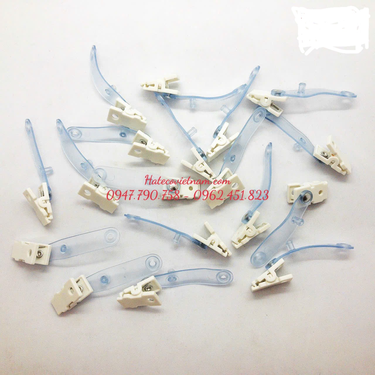 KẸP THẺ NHỰA (HÀNG CAO CẤP) - CÀI THẺ NHỰA - Kẹp Giữ Thẻ Bằng Nhựa Tiện Dụng - Kẹp thẻ đeo