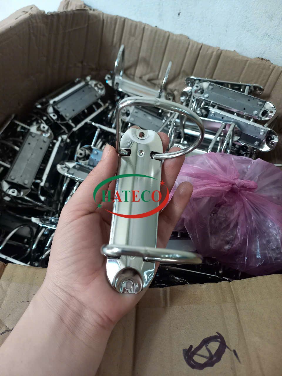 Khóa còng chữ D ĐẠI (133x65x36mm)- Khóa còng nhẫn chữ O - File còng tài liệu khóa 2 còng ORING HÀNG LOẠI 1 BÓNG