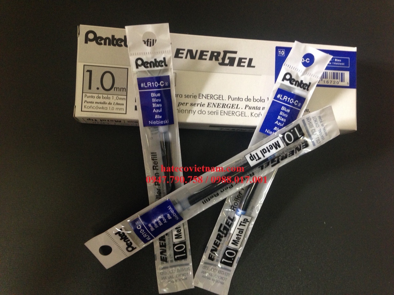 RUỘT BÚT KÝ PENTEL BL60-LR10 NÉT 1.0MM - RUỘT BÚT KÝ NHẬT BẢN HÀNG CHÍNH HÃNG