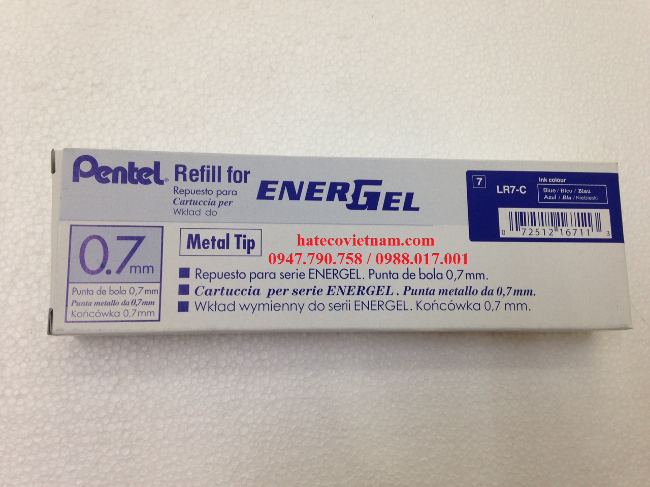 RUỘT BÚT KÝ PENTEL BL57-LR7 NÉT 0.7MM - RUỘT BÚT KÝ NHẬT BẢN HÀNG CHÍNH HÃNG