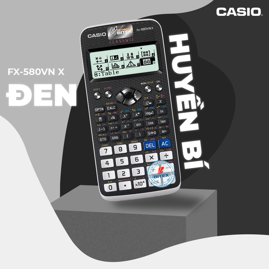 Máy tính Casio fx-580VN X (HÀNH CHÍNH HÃNG) Bảo hành 7 năm