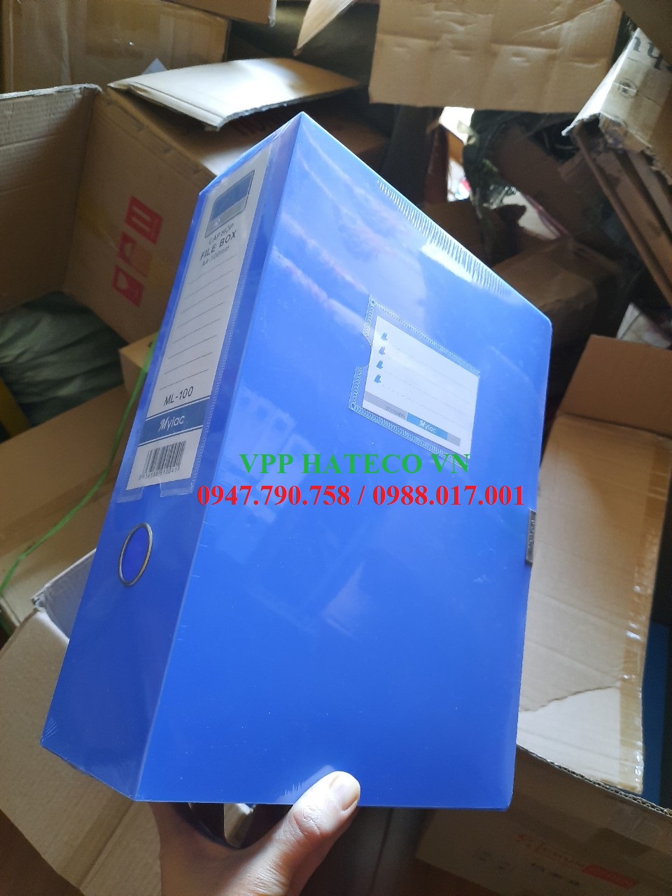 HỘP ĐỰNG TÀI LIỆU NHỰA - FILE HỘP NHỰA 10CM LƯU TRỮ GIẤY TỜ HỒ SƠ TÀI LIỆU