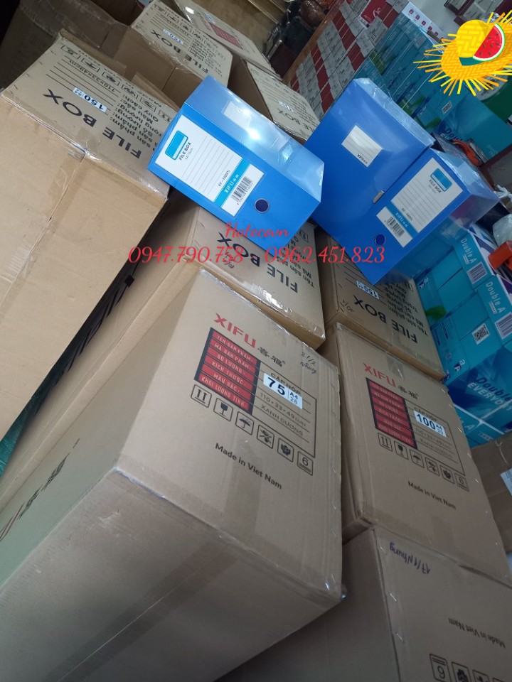 HỘP ĐỰNG TÀI LIỆU NHỰA - FILE HỘP NHỰA 2,5cm LƯU TRỮ GIẤY TỜ HỒ SƠ TÀI LIỆU