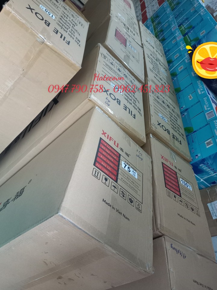 HỘP ĐỰNG TÀI LIỆU NHỰA - FILE HỘP NHỰA 3,5cm LƯU TRỮ GIẤY TỜ HỒ SƠ TÀI LIỆU
