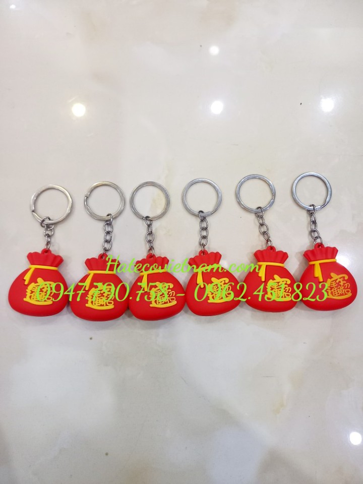 Móc khóa nhựa PVC hoạt hình 3D Ngộ Nghĩnh Cao Su Nhiều Hình-Móc khoá nhân vật hoạt hình