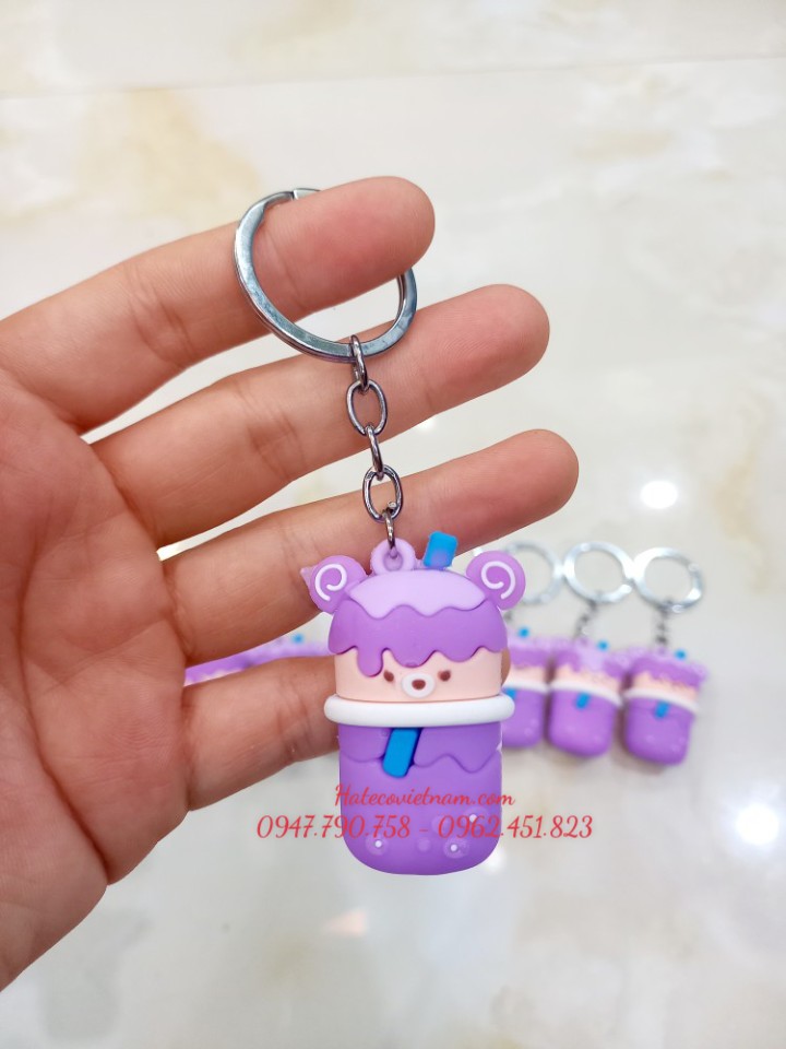 Móc khóa nhựa PVC hoạt hình 3D Ngộ Nghĩnh Cao Su Nhiều Hình-Móc khoá nhân vật hoạt hình