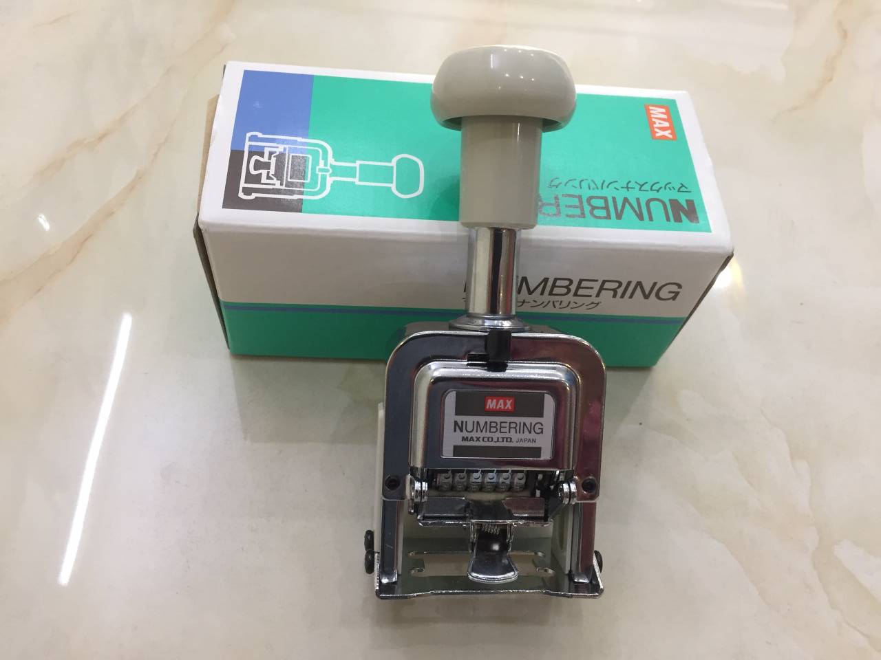 Dấu nhảy số tự động 6 số MAX N-607 NHẬT BẢN (HÀNG CHÍNH HÃNG)