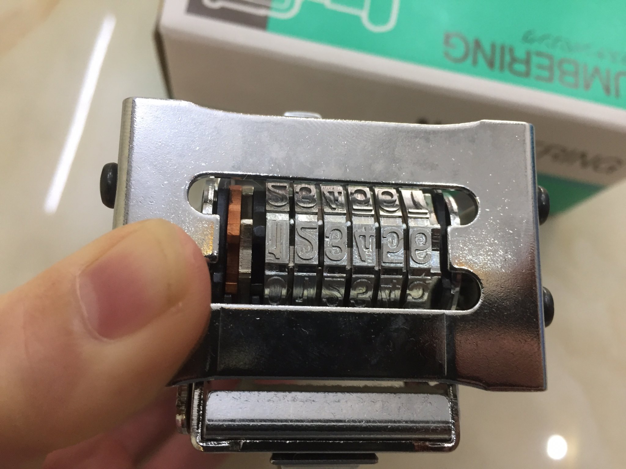 Dấu nhảy số tự động 6 số MAX N-607 NHẬT BẢN (HÀNG CHÍNH HÃNG)