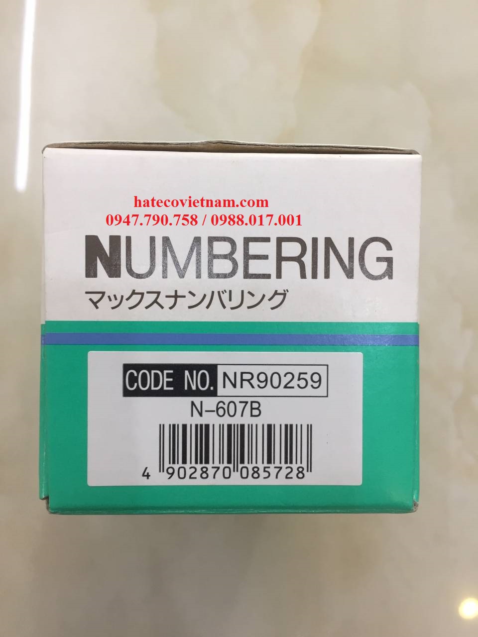 Dấu nhảy số tự động 6 số MAX N-607 NHẬT BẢN (HÀNG CHÍNH HÃNG)