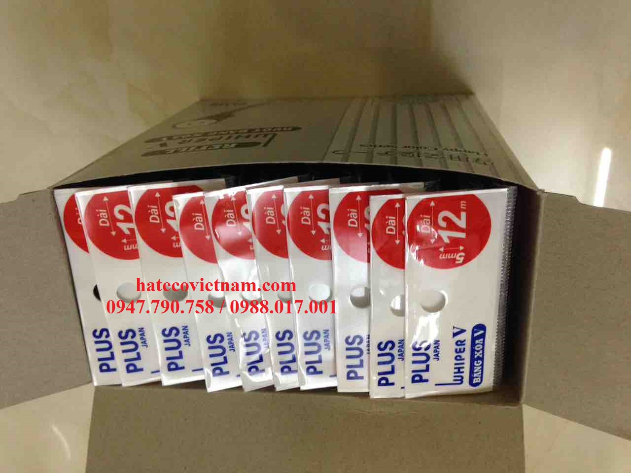 RUỘT BĂNG XÓA PLUS TO WH-105TR (12M) - RUỘT XÓA KÉO - RUỘT BÚT XÓA PHỦ KHÔ HÀNG CHÍNH HÃNG