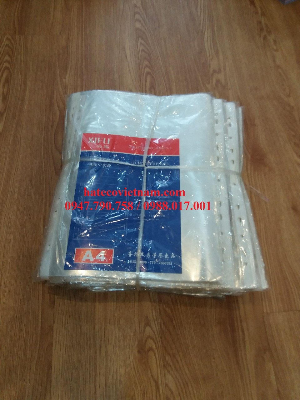 SƠ MI LỖ A4 XIFU XANH DÀY - TÚI ĐỤC LỖ - BÌA LỖ - SMLD (COMBO 100 CHIẾC)