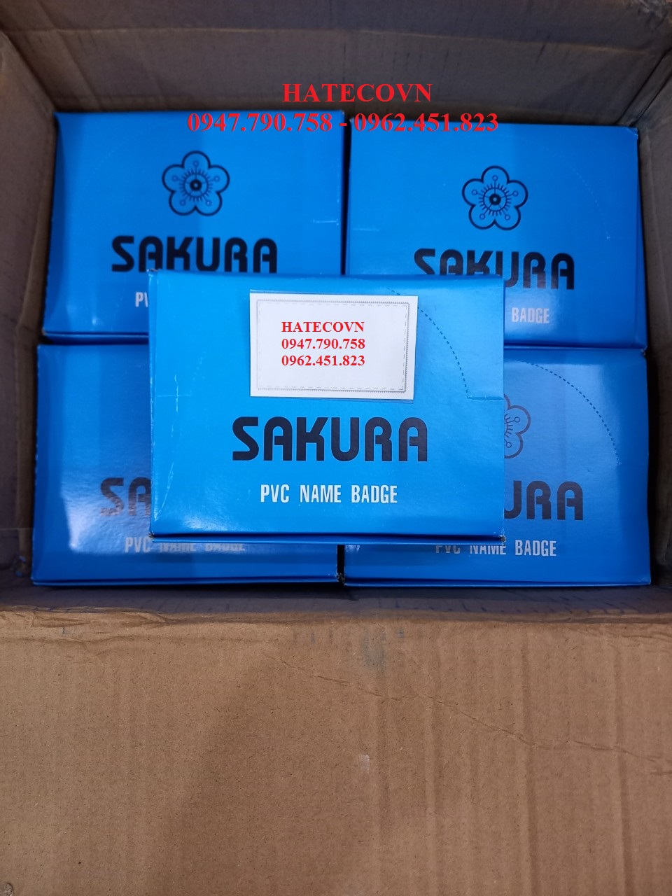 THẺ CÀI SAKURA -  MẶT THẺ CÀI SAKURA - Kẹp thẻ hội nghị