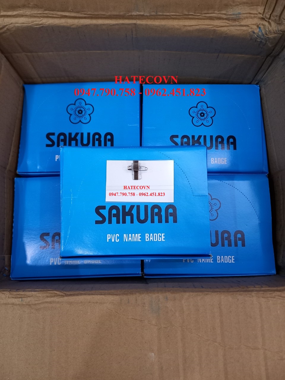 THẺ CÀI SAKURA -  MẶT THẺ CÀI SAKURA - Kẹp thẻ hội nghị