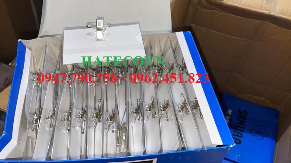 THẺ CÀI SAKURA -  MẶT THẺ CÀI SAKURA - Kẹp thẻ hội nghị