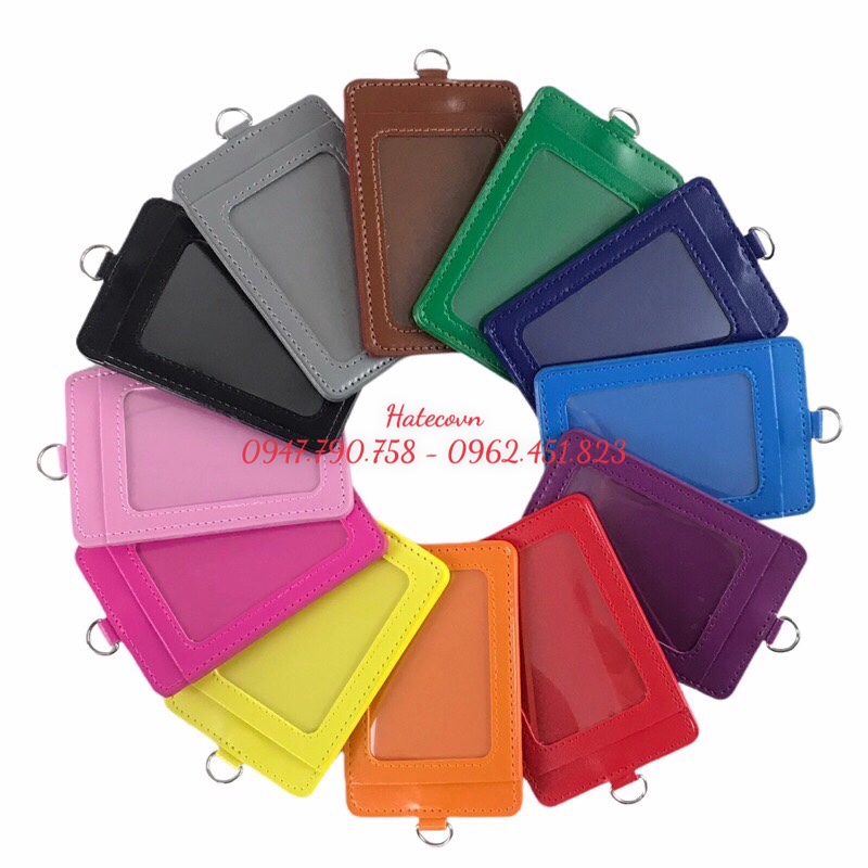 BAO THẺ DA CÁC LOẠI 1 MẶT 2 MẶT - MẶT THẺ DA