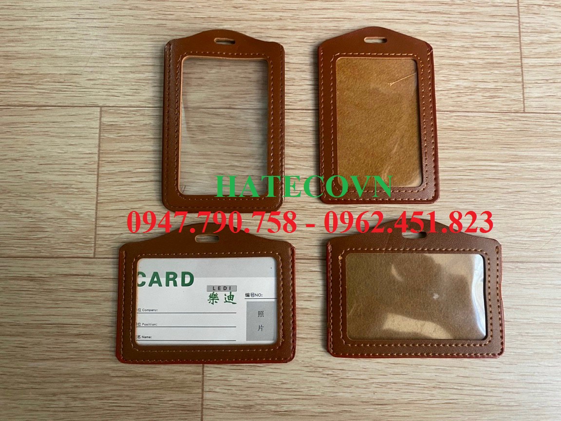 BAO THẺ DA CÁC LOẠI 1 MẶT 2 MẶT - MẶT THẺ DA