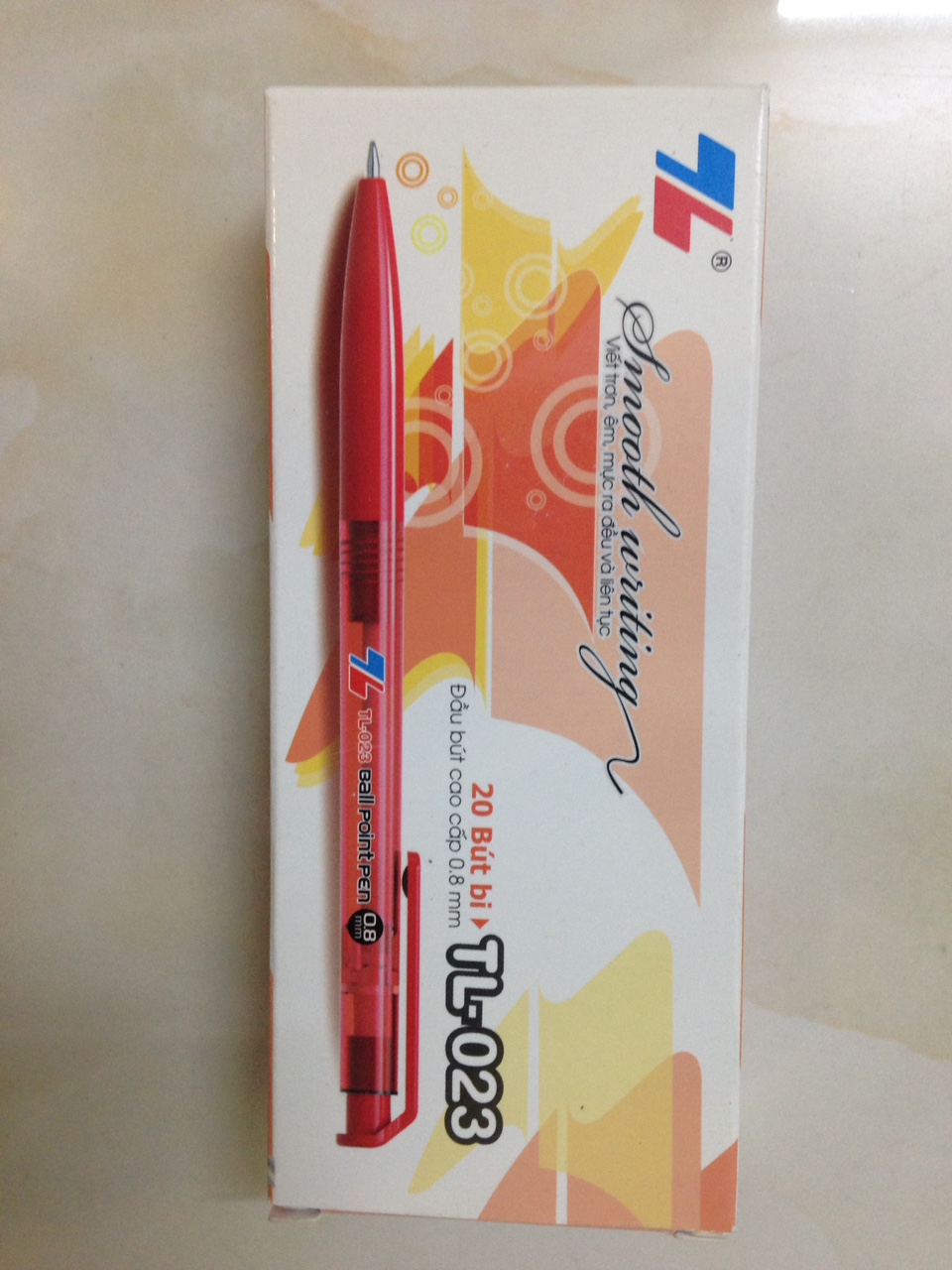 BÚT BI THIÊN LONG TL- 023 NGÒI 0.8 (HÀNG CHUẨN CÔNG TY)