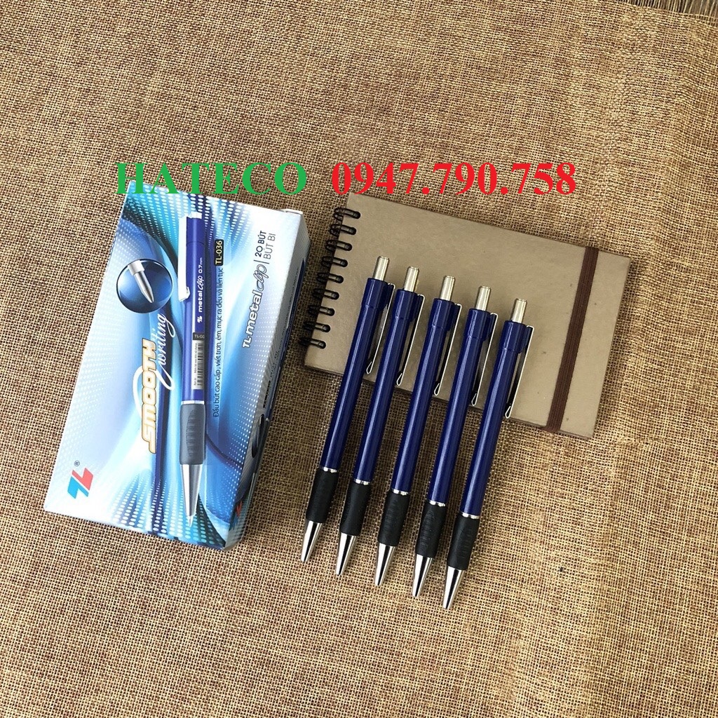 BÚT BI THIÊN LONG TL-036 MÀU XANH CÓ ĐỆM HÀNG CHÍNH HÃNG THIÊN LONG