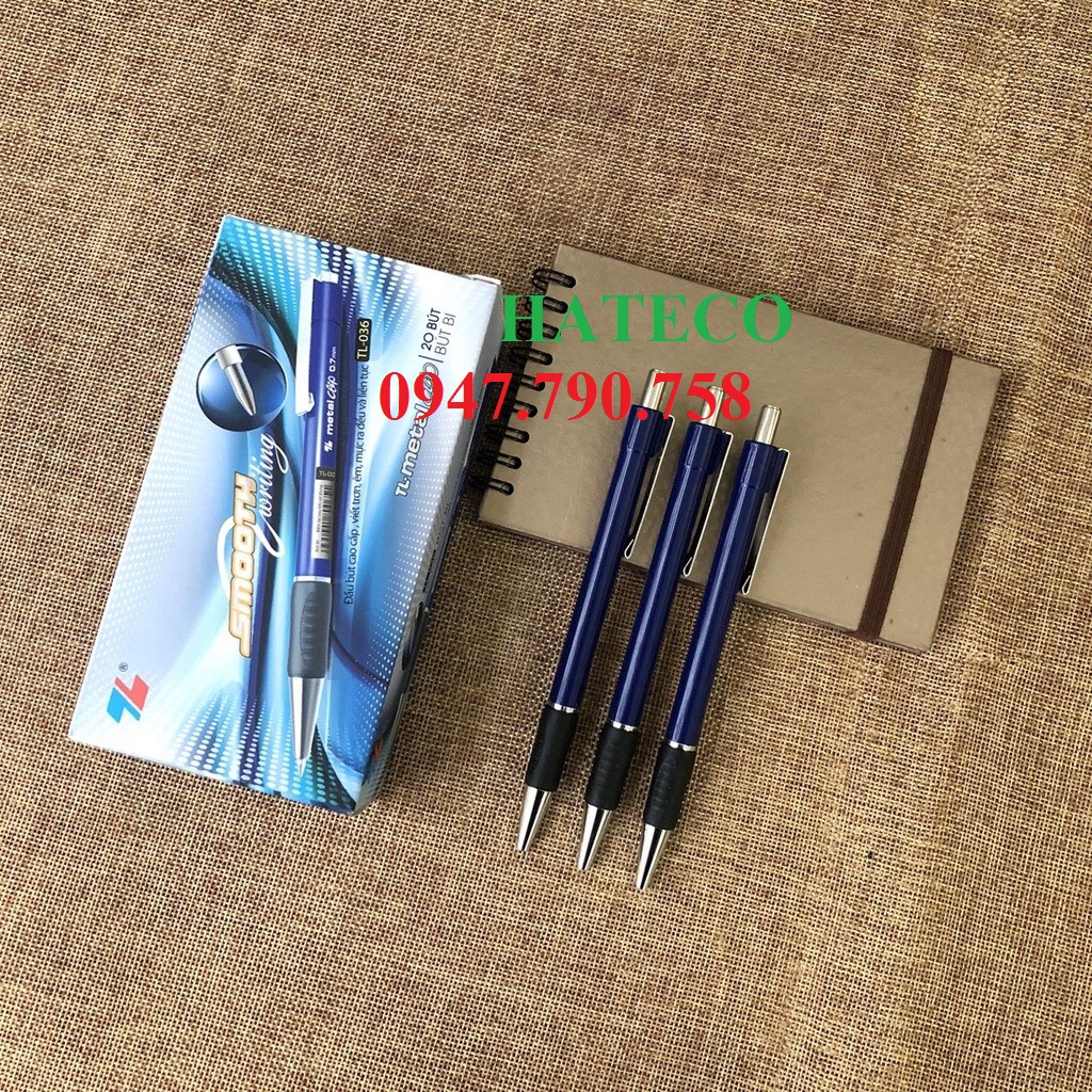 BÚT BI THIÊN LONG TL-036 MÀU XANH CÓ ĐỆM HÀNG CHÍNH HÃNG THIÊN LONG