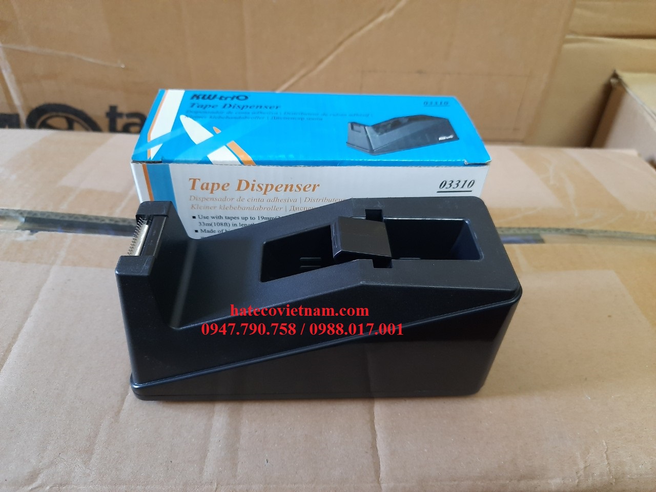 CẮT BĂNG DÍNH ĐỂ BÀN NẶNG KW-TRIO 3310 - VĂN PHÒNG - CẮT BĂNG KEO HÀNG CHÍNH HÃNG