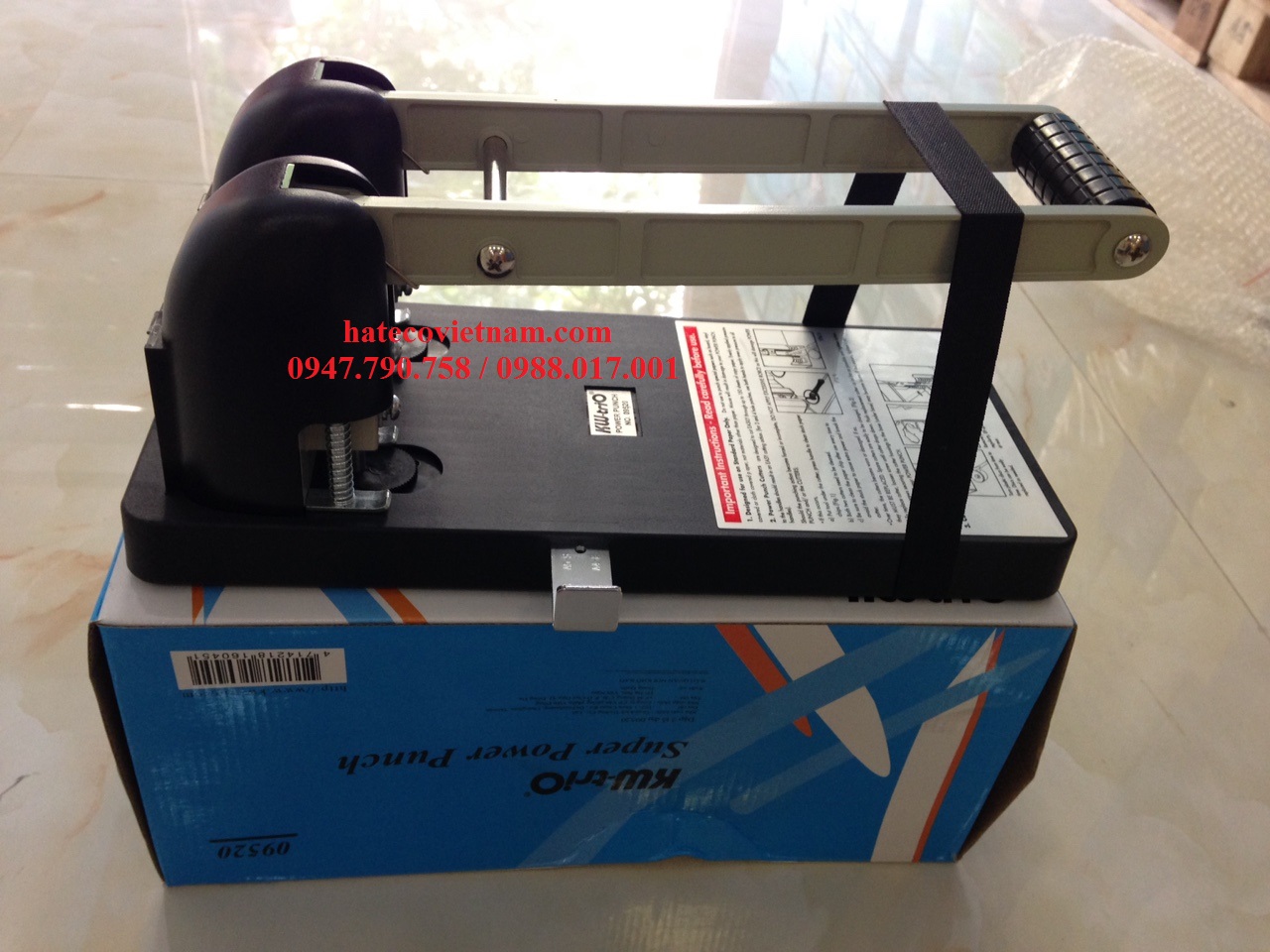 ĐỤC LỖ KW-TRIO 952 - 9520 (150 tờ) - DẬP LỖ (HÀNG CHÍNH HÃNG)