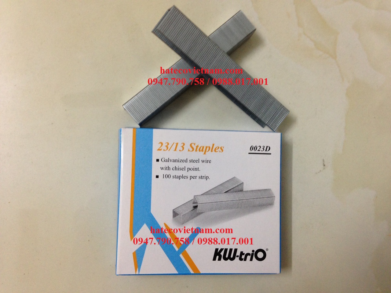 ĐẠN GHIM KW-TRIO 23/24, 23/23, 23/20, 23/17, 23/15, 23/13, 23/10, 23/8, 53/10, 53/8, 24/6 CHÍNH HÃNG
