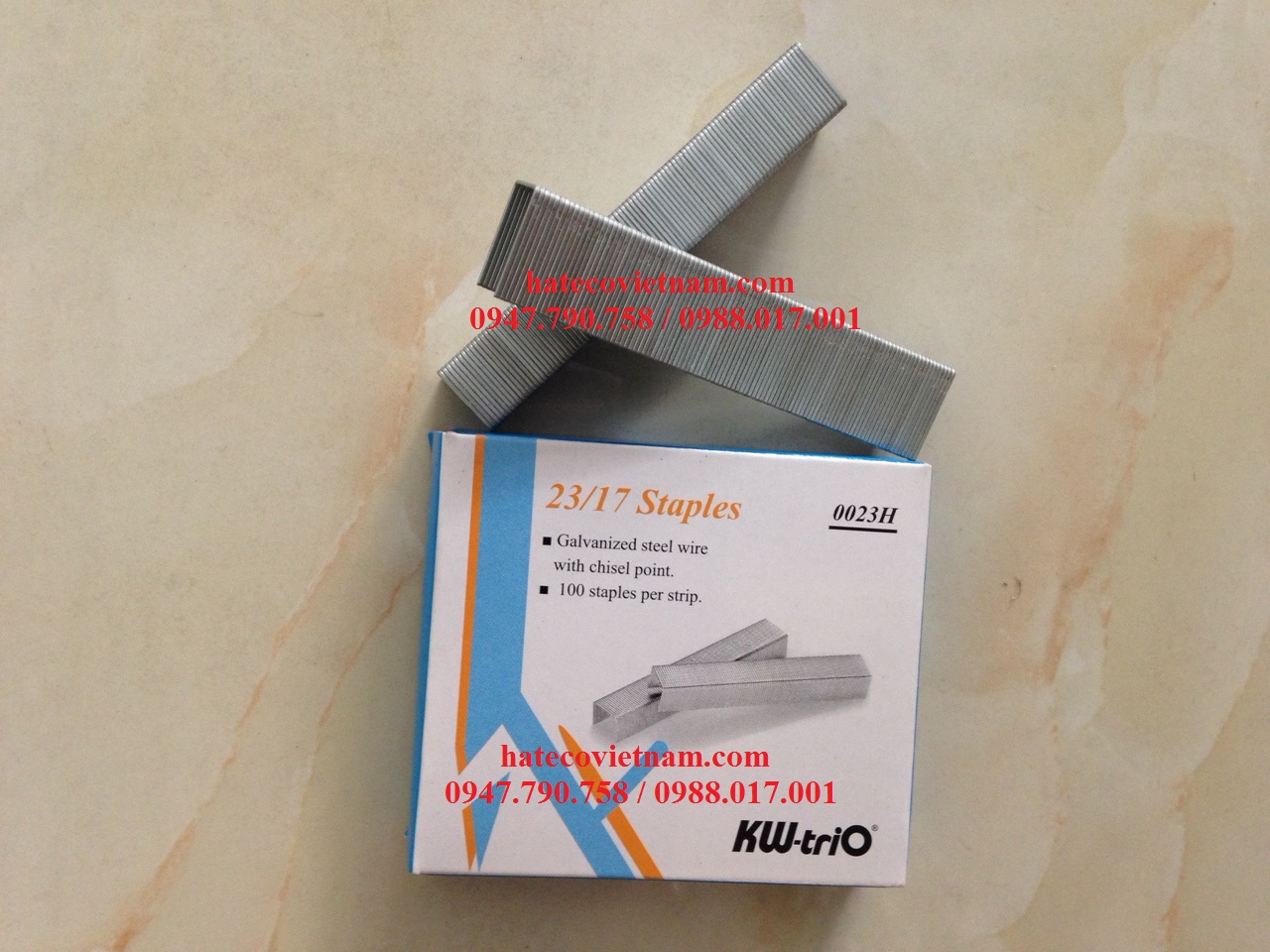 ĐẠN GHIM KW-TRIO 23/24, 23/23, 23/20, 23/17, 23/15, 23/13, 23/10, 23/8, 53/10, 53/8, 24/6 CHÍNH HÃNG