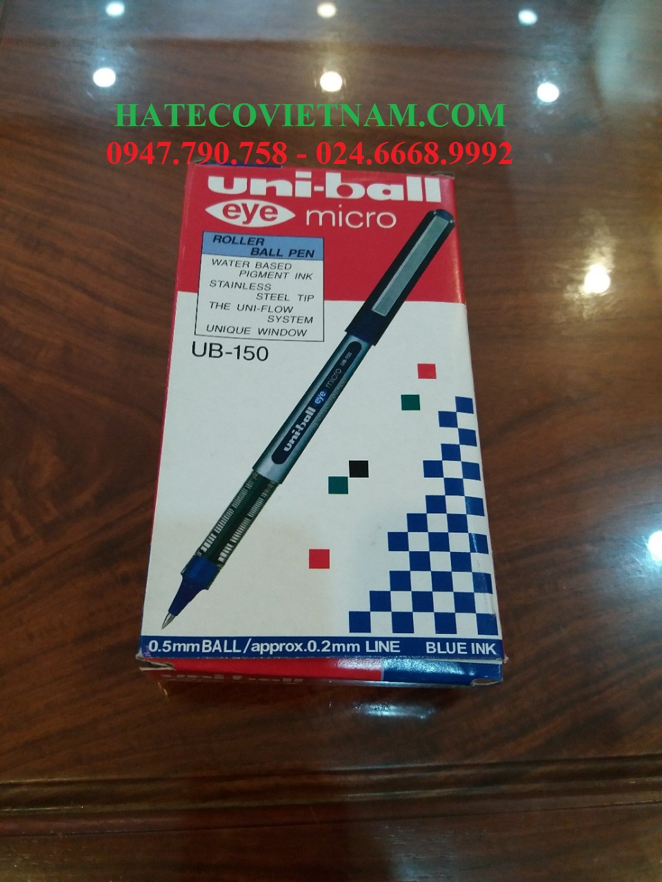 BÚT KÝ UNI UB150 XANH, NÉT 0.5 - BÚT UNI - BÚT MỰC NƯỚC